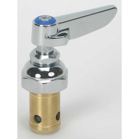 T&S BRASS Cold Spindle Assembly with Spring Check, 3-1/8" x 2-1/4", Chrome 002711-40