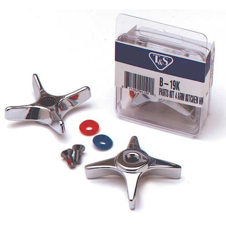 T&S Brass Four Arm kitchen Handle Parts kit B-19K