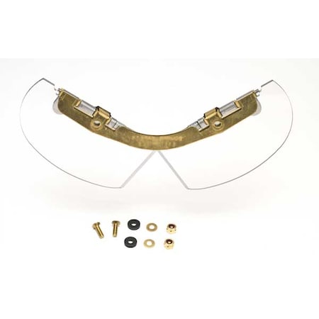 MSA Bourkes Eye Shield Kit,Polycarbonate,3in (S10KP) | Zoro