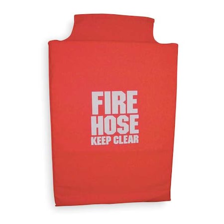 Moon American Fire Hose Cover, 32 In.L, 22 In.W, Red 139-29