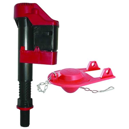 Korky Fill Valve Kit, Anti-Siphon, With Flapper 818Z