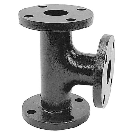 Anvil Tee Tee, 1-1/2" Pipe, Flanged, Cast Iron, Class 125 0306027202