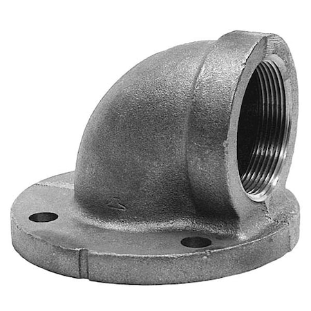 Anvil 90 Degree Elbow 90 Degree Elbow, 3" Pipe, Flanged x FNPT, Cast Iron, Class 125 0300200409
