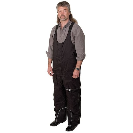 Condor Lightweight Water Resistant Cold Storage Bib Overall, Nylon, 10 oz Fabric Weight, 28 1/2 in Inseam 5CFX0