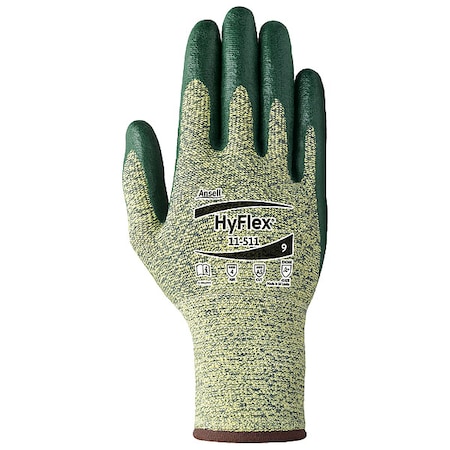 Ansell Cut Resistant Gloves, Cut Level A5 1 PR 11-511VP