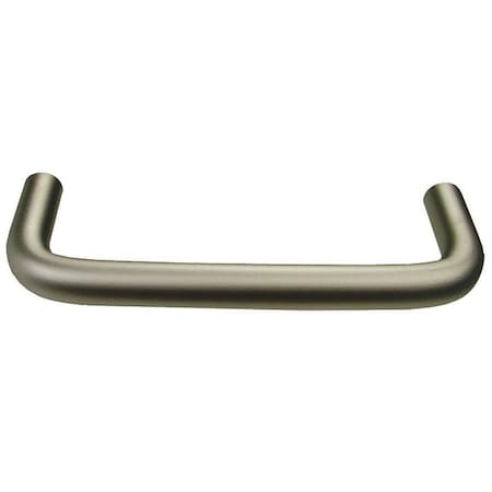 Monroe Pmp Pull Handle, Brass, Satin Chrome, Threaded Holes PH-0124