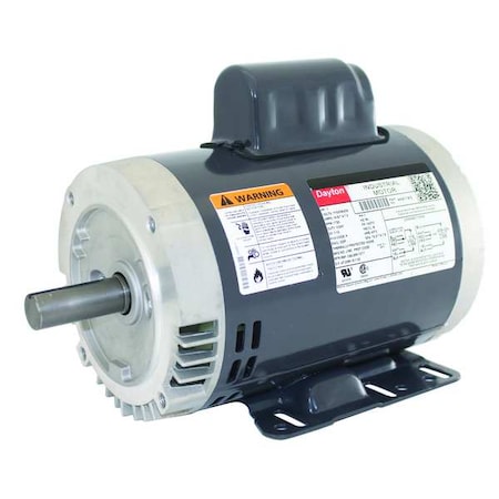 Dayton Capacitor-Start General Purpose Motor, 1 hp HP, 115/208-230V AC Voltage, 145TC Frame 4K811