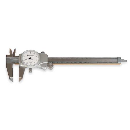 Mitutoyo Dial Caliper, 0-6 In 505-742J