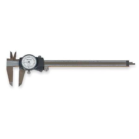 Mitutoyo Dial Caliper, 0-8 In, Dial A 505-741J