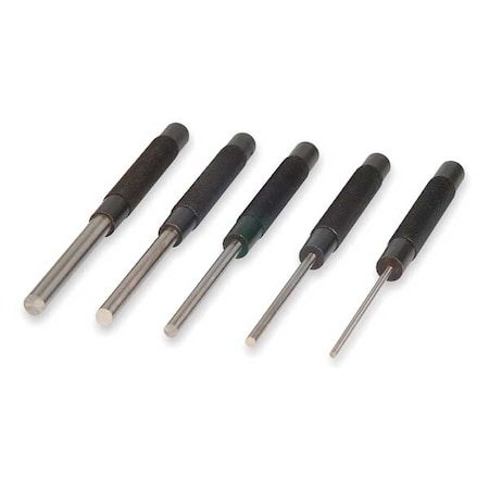LOT リプル45E Mitutoyo Drive Pin Punch Set, 5 Pieces, Steel 985-118 | Zoro