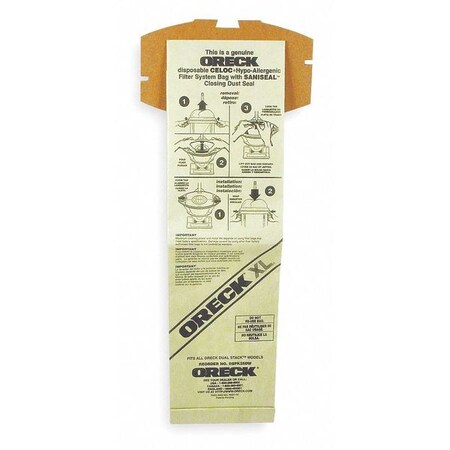 Oreck Bag, Disposable, Pk25 DSPK25DW