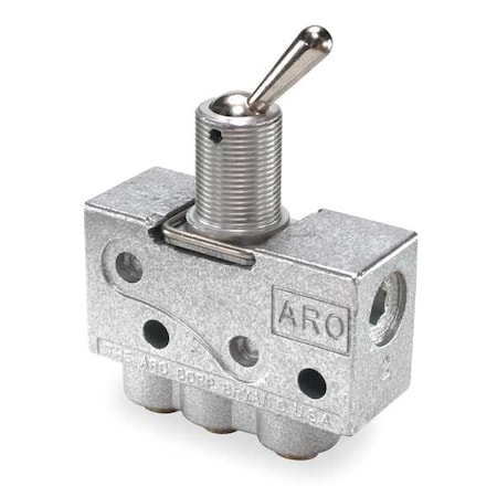 Aro Manual Air Control Valve, 3-Way, 5/32 in 223-2-C