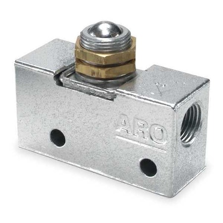 Aro Manual Air Control Valve, 3-Way, 5/32 in 212-C
