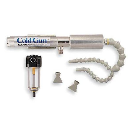 Exair Cold Gun, 2 Hose, 1000 BtuH, 15 CFM, 70 dBA 5315