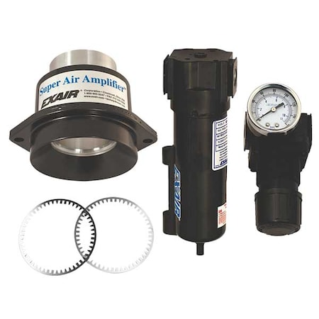 Exair Air Amplifier Kit, 1.22 In Inlet, 8.1 CFM 120221