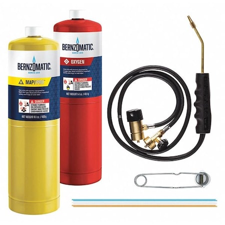 Bernzomatic Brazing Torch Kit with Trigger Start WK55000X WK5500 OX