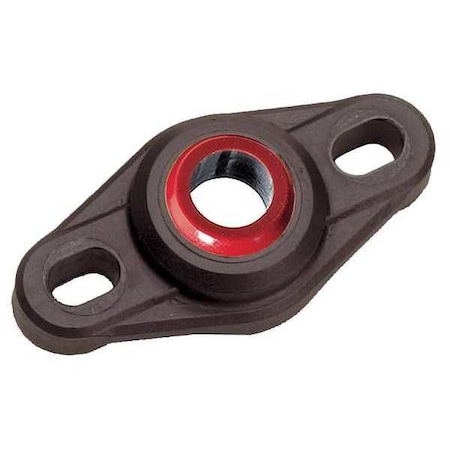 Igus 2 Bolt Flng Brg, Spherical, 1/2in Bore EFOI-08 R