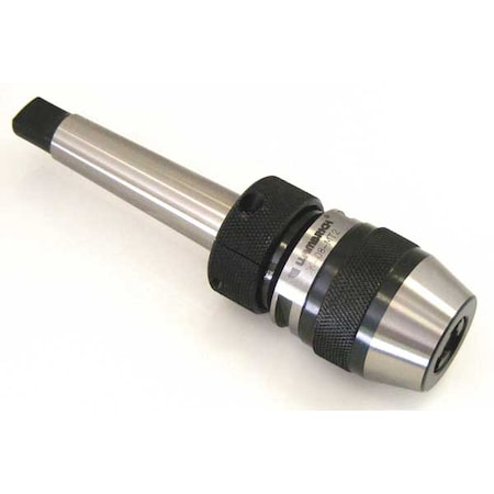 LLAMBRICH USA Keyless High Torque Drill Chuck 0.630" Cap., 2MT Mount Size, Steel JK-16 MT2