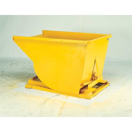 Zoro Select Self Dumping Hopper, Medium Duty, Gray 2577 GRAY