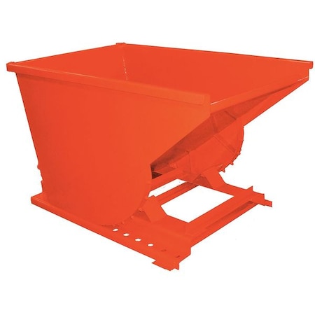 Zoro Select Self Dumping Hopper, Medium Duty, Orange 3377 ORANGE