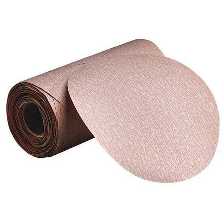 NORTON ABRASIVES PSA Disc Roll, No Hole, 5in, P80G, AlO 66261131464