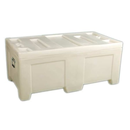 MYTON INDUSTRIES White Bulk Container, Plastic, 16.5 cu ft Volume Capacity 4LMC1