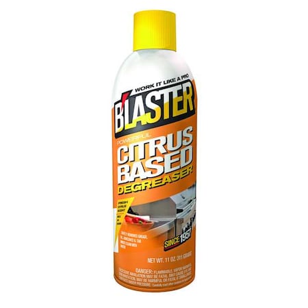 Blaster Citrus Based Degreaser Cleaner/Degreaser, Aerosol Spray Can 16-CBD