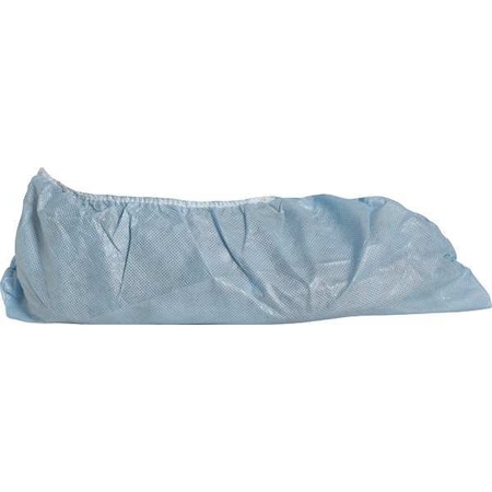 Dupont Disposable Shoe Covers, Polyethylene Coated Spunbond Polypropylene, Blue, Slip Resistant Sole: Yes PE440SBUXL020000