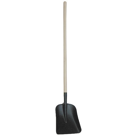 Westward Standard Scoop Square Point Shovel, 16 ga Not Applicable Blade, Steel Blade, Forward Turn Step 4LVT1