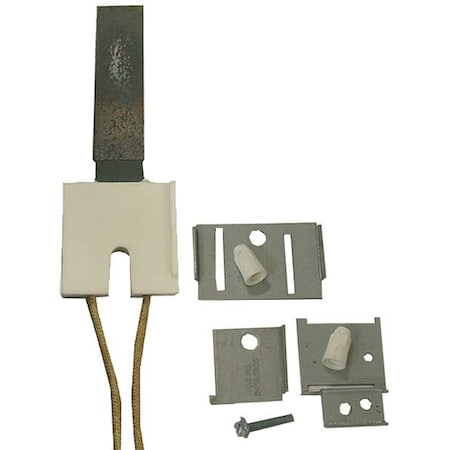 Supco Hot Surface Igniter, LP/NG, 120, 2 5/8 in L., Universal Silicon Nitride, Installation Hardware SSN3000