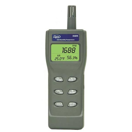Supco Indoor Air Quality Monitor, Handheld IAQ55