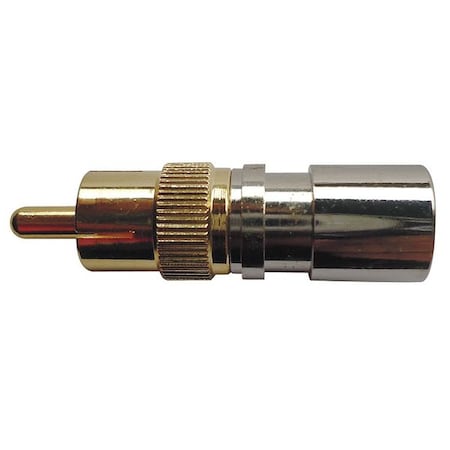 POWER FIRST Coaxial Connector, RCA, RG59, PK10 4LWY8