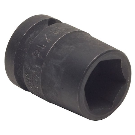 WESTWARD 1/2 in Drive Impact Socket 15/16 in Size 6 pt Standard Depth, Black Oxide 4LXT2