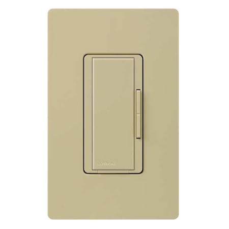Lutron Lighting Dimmer, Ivory, 120V, Rocker, 600W MA-R-IV