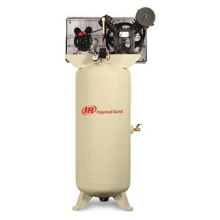 Ingersoll-Rand Electric Air Compressor, 5 hp, 2 Stage 2340L5-V-230/1