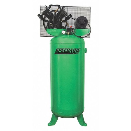 SPEEDAIRE Electric Air Compressor, 1 Stage 4ME98