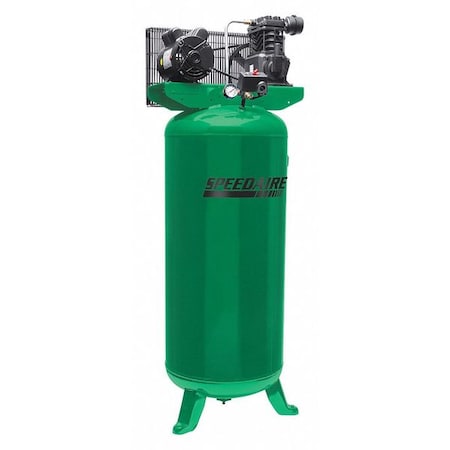 SPEEDAIRE Electric Air Compressor, 1 Stage 4ME96