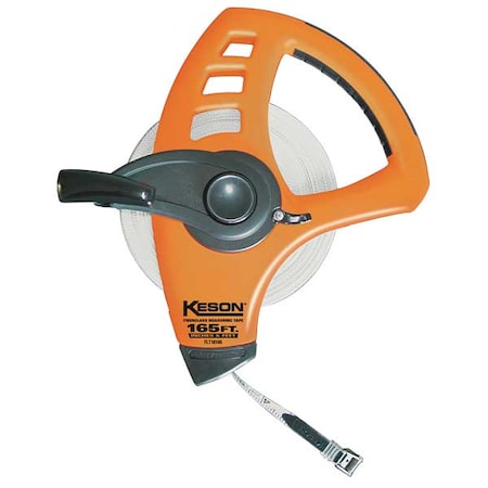 Keson 165 ft Engineer's Tape Measure, 1/2 in Blade FLT18165