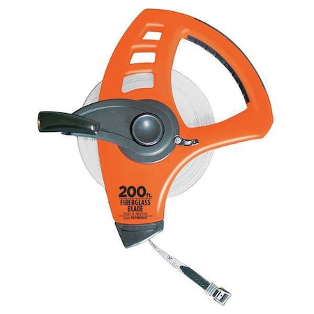 Keson 200 ft Engineer's Tape Measure, 1/2 in Blade FLT1810200
