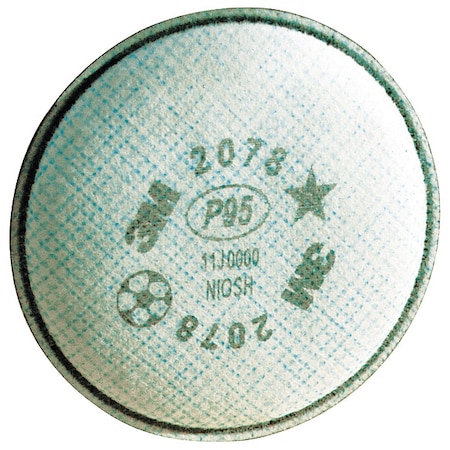3M Filter, 6000, Blue, Bayonet, 3M(TM) Half and Full Respirators 2078