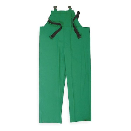 CONDOR FR Rain Bib Overall, Green, M 1FAZ7