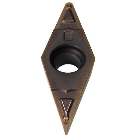 Sumitomo Diamond Turning Insert, Diamond, 3/8 in, VCMT, 1/64 in, Carbide VCMT331ESU-AC520U