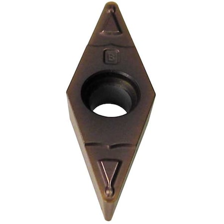 Sumitomo Diamond Turning Insert, Diamond, 3/8 in, VBMT, 1/32 in, Carbide VBMT332ESU-AC520U