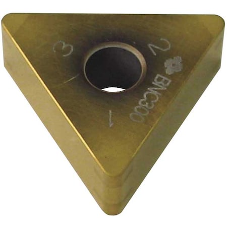 Sumitomo Triangle Turning Insert, Triangle, 3/8 in, TNGA, 0.0312 in, CBN 6NCTNGA332-BNC300
