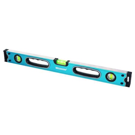 Westward Magnetic Box Beam Level, 24 In, Hand Holes 4MRV5