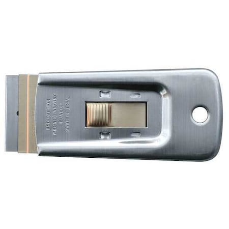 Pacific Handy Cutter Glass Scraper, Stiff, 1-1/2", Carbon Steel MS-410