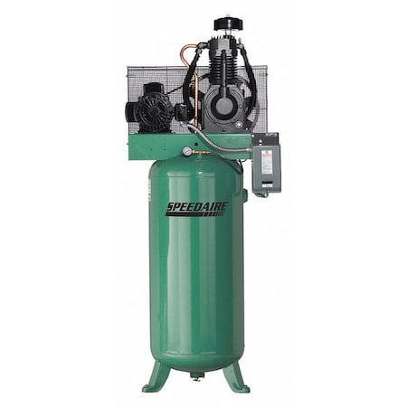 Speedaire Electric Air Compressor, 2 Stage, 22 cfm 4MU10