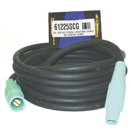 Southwire Cam Lock Extension Cord, Wire Size 2/0, 1P 61225SCG