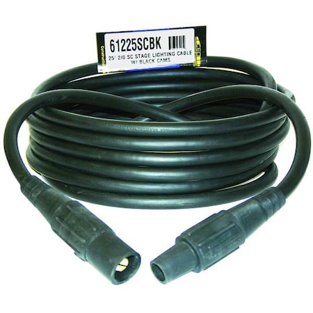 Southwire Cam Lock Extension Cord, 200A, CL20FBK, 1P 61225SCBK