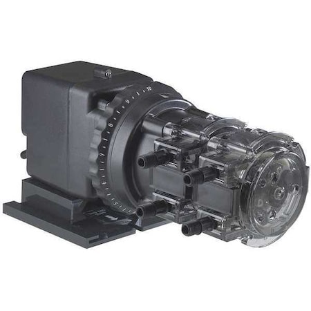 Stenner Peristaltic Dual Head Adj Rate 170JL5 170GPD 25Psi 1/4"W 170JL5A1STG1